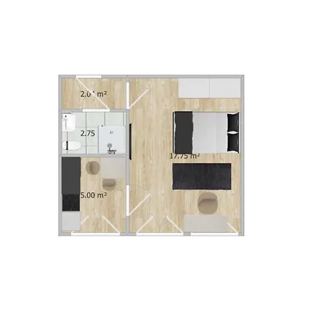 Helles Design-appartement An Der Messe *