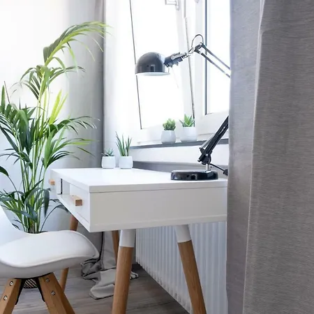 Helles Design-appartement An Der Messe *